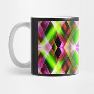 Bright Colorful Glowing Ribbon Lights Mug